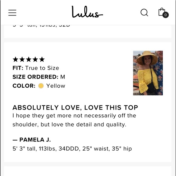 Lulu’s Yellow Crochet Lace Off Shoulder Blouse Top - Picture 10 of 16